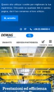 How demag.it looks like on a mobile device such as an iPhone.