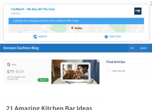 How demiandashton.org looks like on a tablet such as an iPad.