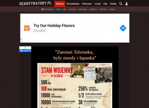 How demotywatory.pl looks like on a tablet such as an iPad.