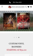 How dennymfg.com looks like on a mobile device such as an iPhone.