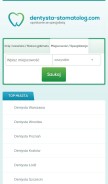 How dentysta-stomatolog.com looks like on a mobile device such as an iPhone.