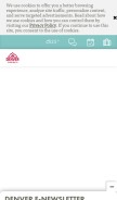 How denver.org looks like on a mobile device such as an iPhone.