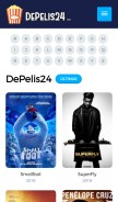 How depelis24.com looks like on a mobile device such as an iPhone.