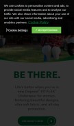How depend.com looks like on a mobile device such as an iPhone.