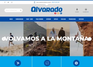 How deportesalvarado.com looks like on a tablet such as an iPad.