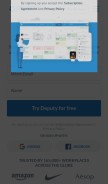 How deputy.com looks like on a mobile device such as an iPhone.