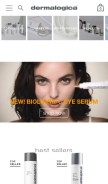 How dermalogica.com looks like on a mobile device such as an iPhone.