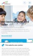 How derolfgroep.nl looks like on a mobile device such as an iPhone.