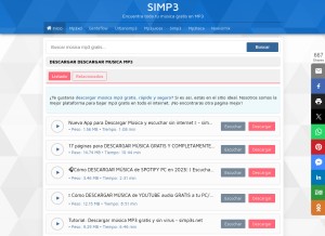 How descargar-musica-35.simp3s.net looks like on a tablet such as an iPad.