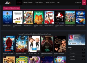 How deseneleanimate.net looks like on a tablet such as an iPad.