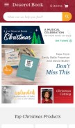 How deseretbook.com looks like on a mobile device such as an iPhone.