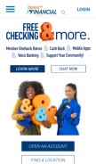 How desertfinancial.com looks like on a mobile device such as an iPhone.