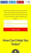 How desktodirtbag.com looks like on a mobile device such as an iPhone.