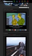 How desmotivaciones.es looks like on a mobile device such as an iPhone.