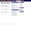 How dessci.com looks like on a mobile device such as an iPhone.
