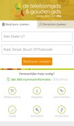 How detelefoongids.nl looks like on a mobile device such as an iPhone.
