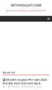 How dethihsg247.com looks like on a mobile device such as an iPhone.