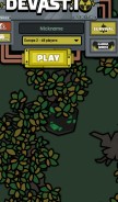How devast.io looks like on a mobile device such as an iPhone.