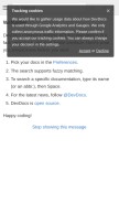How devdocs.io looks like on a mobile device such as an iPhone.