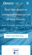 How deviceatlas.com looks like on a mobile device such as an iPhone.