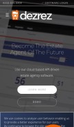 How dezrez.com looks like on a mobile device such as an iPhone.