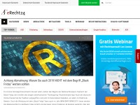 Desktop screenshot for e-recht24.de