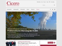 Desktop screenshot for cicero.de