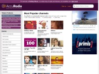 Desktop screenshot for accuradio.com