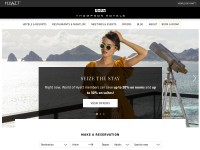 Desktop screenshot for thompsonhotels.com