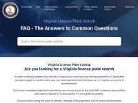 Desktop screenshot for virginialicenseplate.com