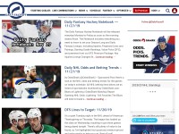 Desktop screenshot for dailyfaceoff.com
