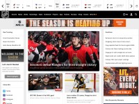 Desktop screenshot for nhl.com
