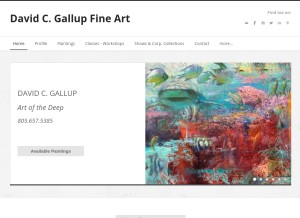 How dgallup.com looks like on a tablet such as an iPad.