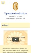 How dhamma.org looks like on a mobile device such as an iPhone.