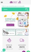 How dhmaterialmedico.com looks like on a mobile device such as an iPhone.