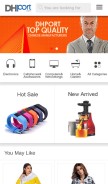 How dhport.com looks like on a mobile device such as an iPhone.