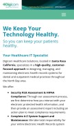 How dhsforyou.com looks like on a mobile device such as an iPhone.