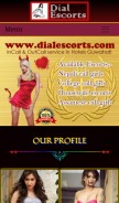 How dialescorts.com looks like on a mobile device such as an iPhone.