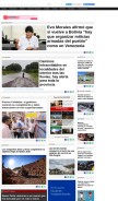 How diariochaco.com looks like on a mobile device such as an iPhone.