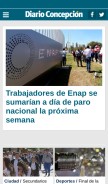 How diarioconcepcion.cl looks like on a mobile device such as an iPhone.