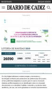 How diariodecadiz.es looks like on a mobile device such as an iPhone.