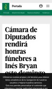 How diariolibre.com looks like on a mobile device such as an iPhone.