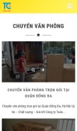How dichvuchuyennhagiare.com.vn looks like on a mobile device such as an iPhone.