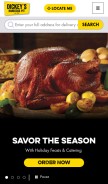 How dickeys.com looks like on a mobile device such as an iPhone.