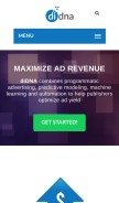 How didna.io looks like on a mobile device such as an iPhone.