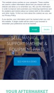 How digabit.com looks like on a mobile device such as an iPhone.