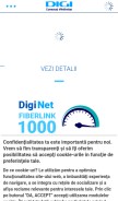 How digiromania.ro looks like on a mobile device such as an iPhone.