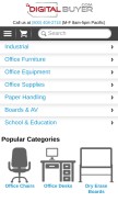 How digitalbuyer.com looks like on a mobile device such as an iPhone.