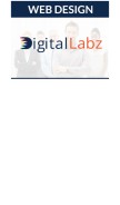 How digitallabz.ca looks like on a mobile device such as an iPhone.