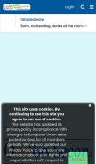 How digitalmarketing-place.de looks like on a mobile device such as an iPhone.